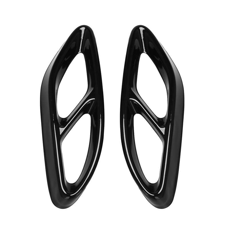 Rear Exhaust Muffler Pipe Cover Trim Tail Throat Frame for CLA Class CLA 180 200 220 260 2017-2019 B