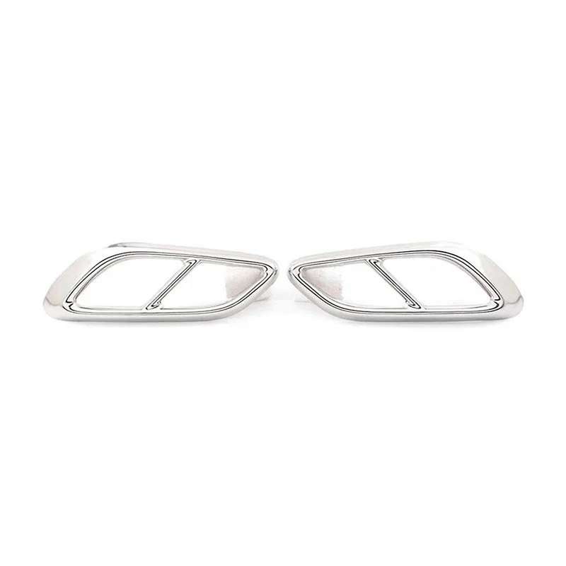 Rear Exhaust Muffler Tail Pipe Cover Trim Stainless Steel for E Class W214 CLE 2024 Sports Version ,
