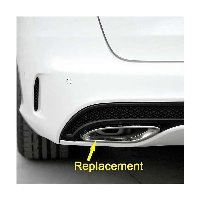 Rear Exhaust Pipe Trim Bezel Tailpipe Cover Trim for W177 W238 E W205 A2058852221 A2058852321