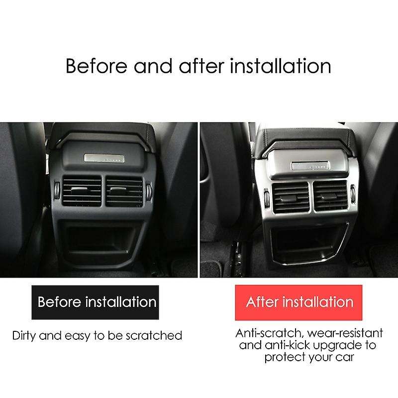 Rear Exhaust Vent Cover Trim Air Outlet Frame Protector for Range Evoque 2014-2016 Car Interior Styi
