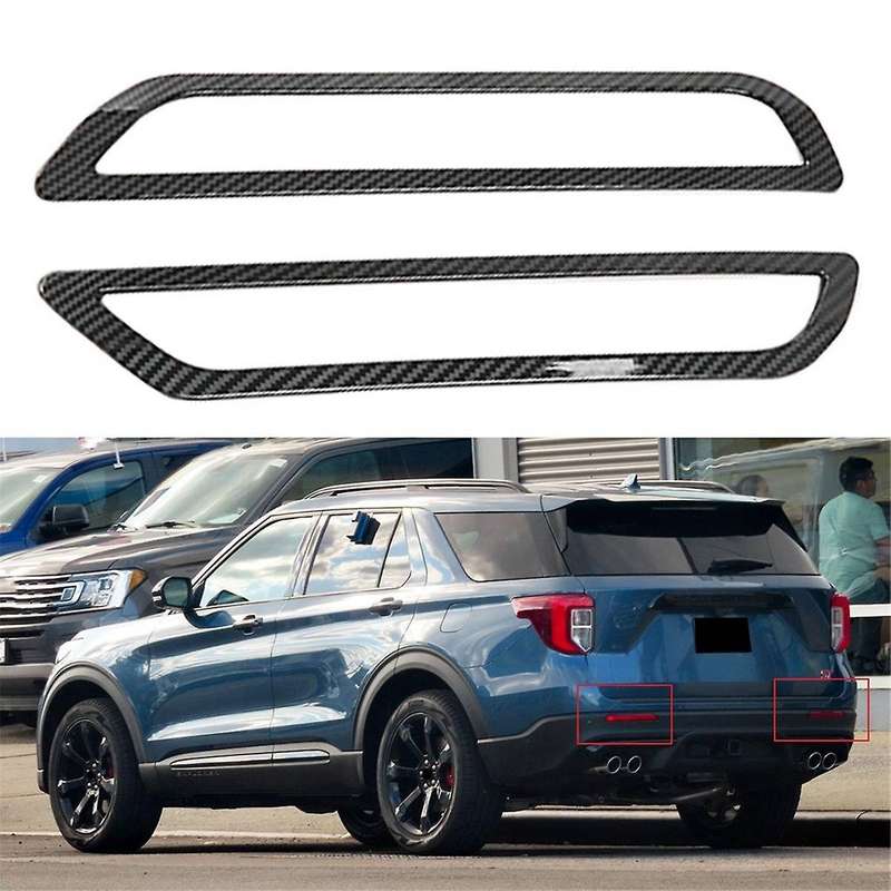 Rear Fog Lamp Cover Tail Lamp Cover Rear Fog Lamp Frame for Explorer