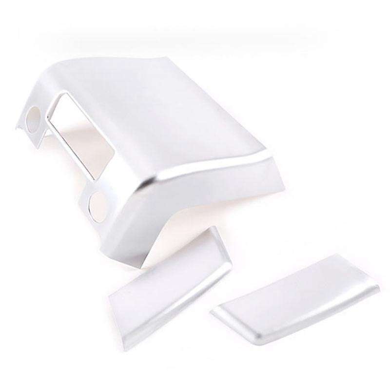 Rear Exhaust Vent Cover Trim Air Outlet Frame Anti-Kick Plate for 2013-2021 Car Interior Stying