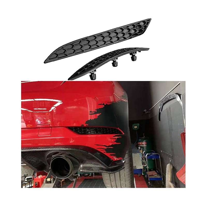 Rear Honeycomb Strip Rear Bar Reflector Conversion Rear Fog Light Cover Car Golf 7.5 2014-2018