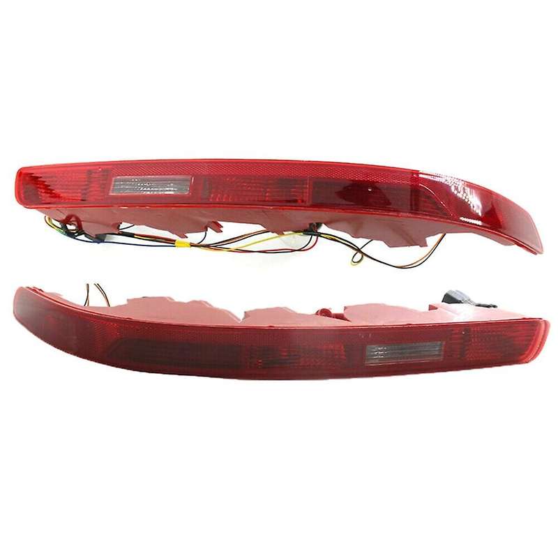 Rear Left & Right Brake Light Replacement Rear Bumper Reflector Brake Tail Light Assembly for - 2007