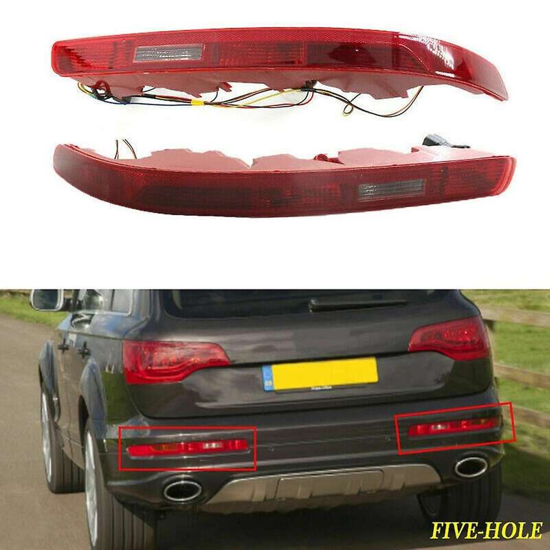 Rear Left & Right Brake Light Replacement Rear Bumper Reflector Brake Tail Light Assembly for - 2007