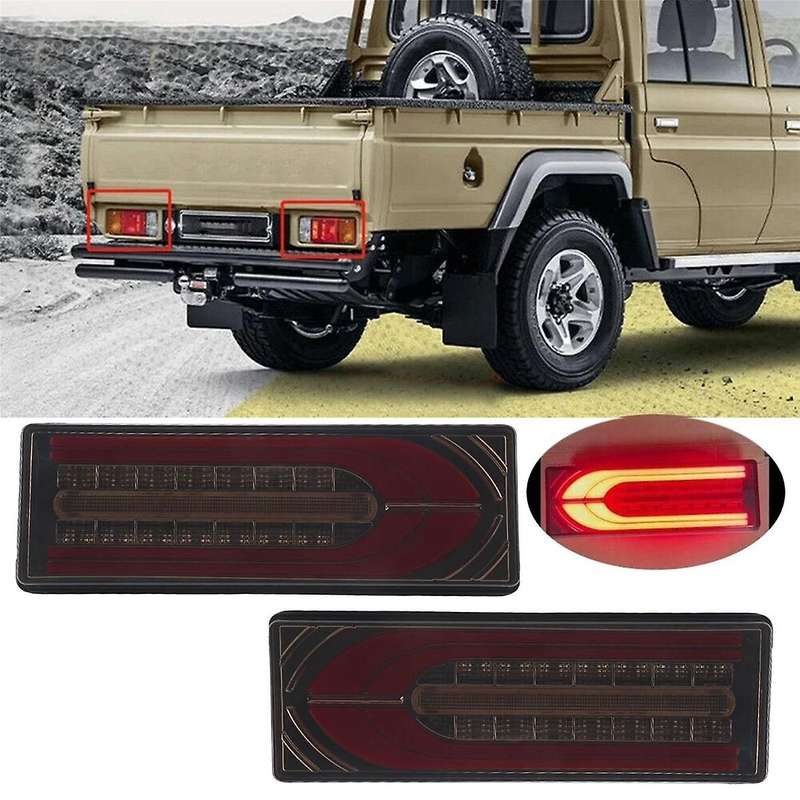 Rear Left LED Tail Light Turn Signal Light Brake Lights for Land Cruiser 2Door Pickup LC79 FJ79 J79