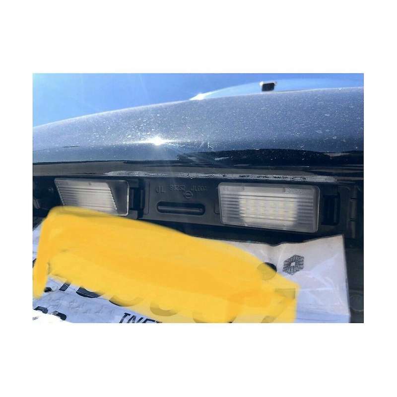 Rear License Plate Light Bracket Light Plate Bracket Car for Q60 G37 Coupe 2008-2016