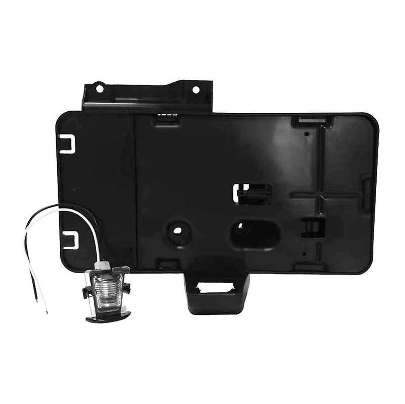 Rear License Plate Holder Frames with Light for 2007-2016 License Plates Mounting Bracke-Black