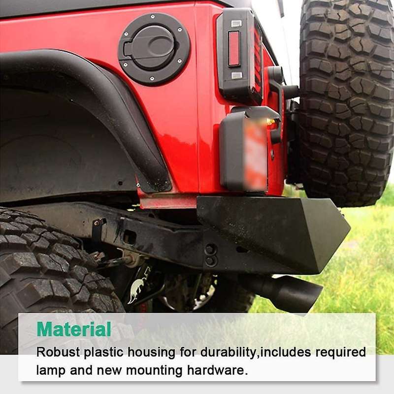Rear License Plate Holder Frames with Light for 2007-2016 License Plates Mounting Bracke-Black