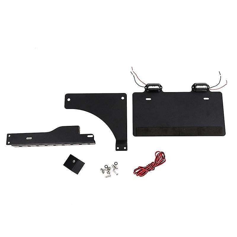 Rear License Plate Frame Holder Mounting Bracket with Light for Jimny 2019 2020 2021 2022 2023 Acces