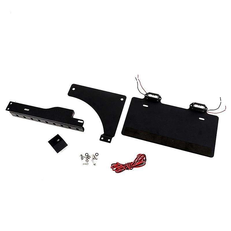 Rear License Plate Frame Holder Mounting Bracket with Light for Jimny 2019 2020 2021 2022 2023 Acces