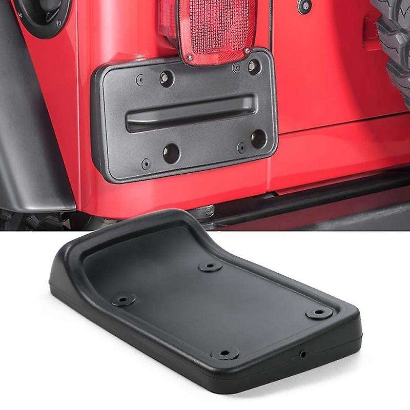 Rear License Plate Frame Holder Mount Bracket for 1997-2006 Wrangler TJ