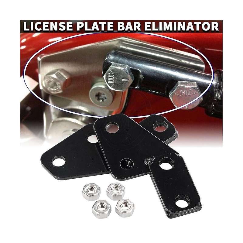 Rear License Plate Holder Bar Eliminator Bracket Kits for Flt Flht Road King Street Glide 97-2008,s