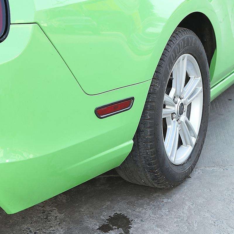 Rear Light Eyebrow Decoration Cover Trim Side Fog Light Sticker for 2010 2011 2012 2013 2014, Carbon