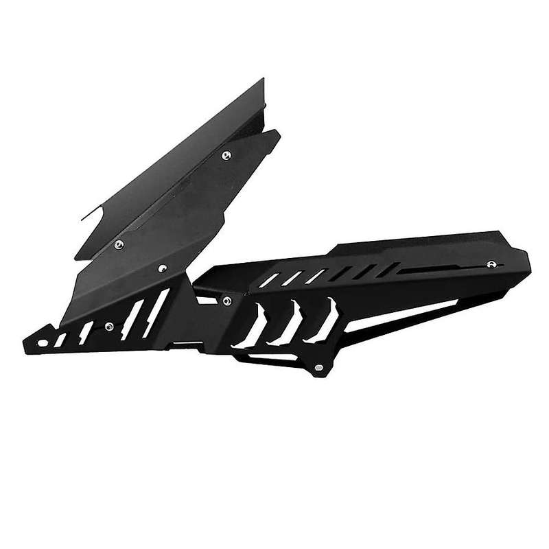 Rear Mudguard, CNC Motorcycle Rear Mudguard & Chain Guard Cover Kit for YZF R3 R25 13-17(Black)