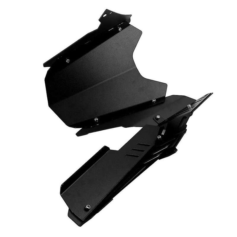 Rear Mudguard, CNC Motorcycle Rear Mudguard & Chain Guard Cover Kit for YZF R3 R25 13-17(Black)