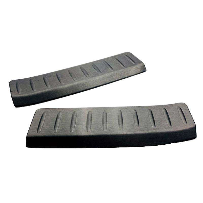 Rear Outer Bumper Protector Trim Door Sill Scuff Cover Plate Accessories for 2020 2021 Venza Black