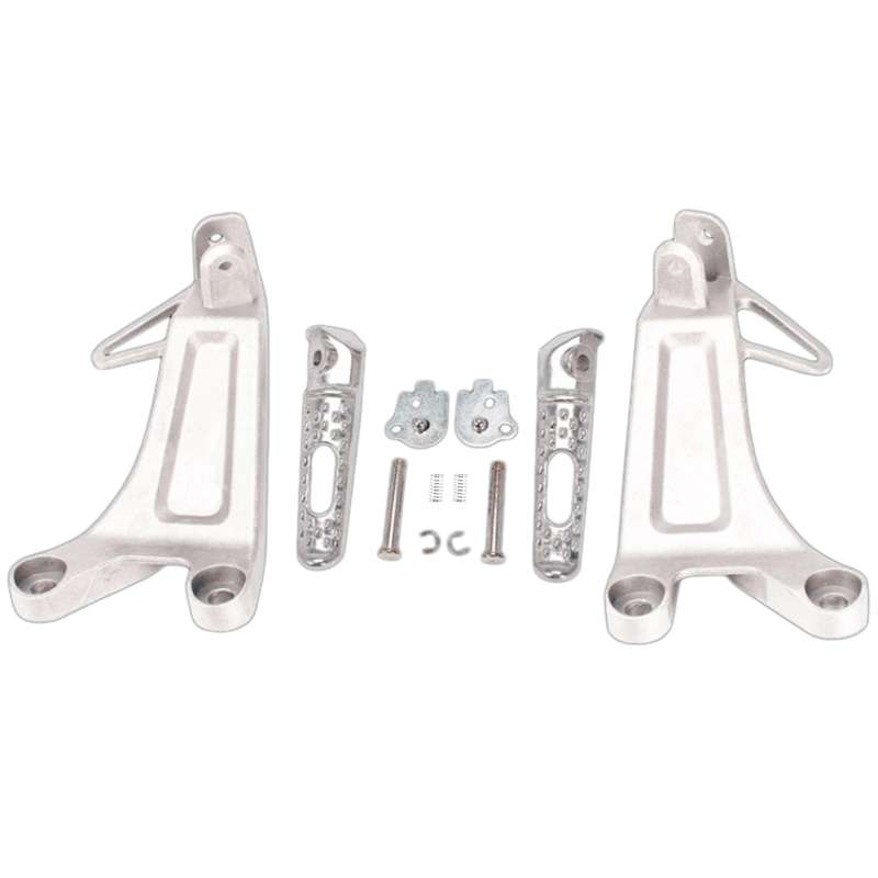 Rear Passenger Footrest Foot Pegs Bracket Footrest Bracket Kit for CBR600RR F5 2003-2004