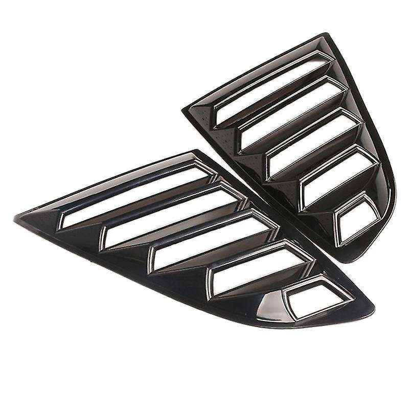 Rear Quarter Window Louvers Scoops Spoiler Car Side Window Scoop Cover for 2015-2017