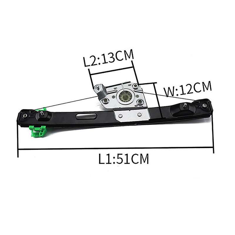 Rear Power Window Regulator Driver Side Left LH for - E90 3 Series 4 Door 51357140589(with Tools)