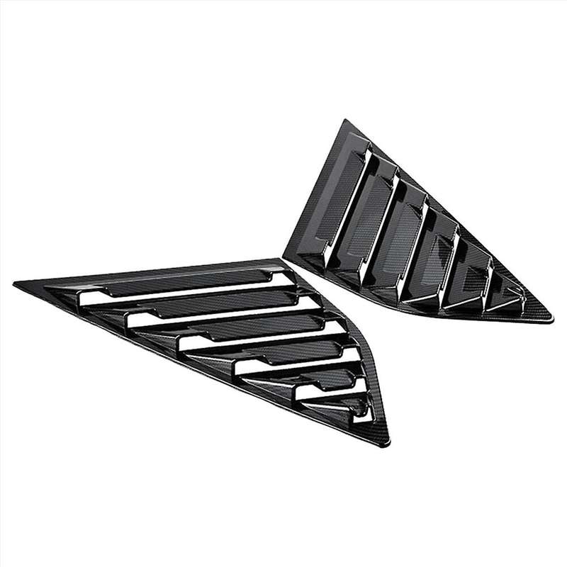 Rear Quarter Window Louvers for Focus MK3 Hatchback 2012-2018 Car Tunning Panel Side Cover