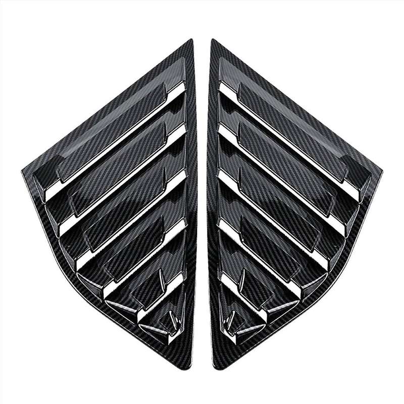 Rear Quarter Window Louvers for Focus MK3 Hatchback 2012-2018 Car Tunning Panel Side Cover