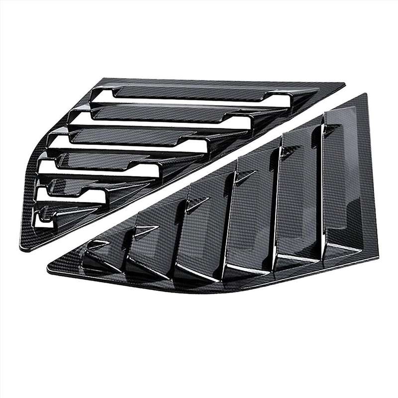 Rear Quarter Window Louvers for Focus MK3 Hatchback 2012-2018 Car Tunning Panel Side Cover