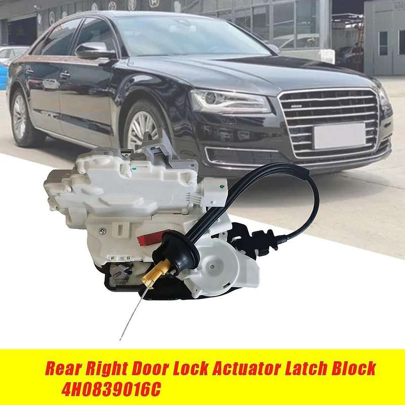 Rear Right Door Lock Actuator Latch 4h0839016c for A8 S8 2010-2017 Car Door Locking Block Assembly 4
