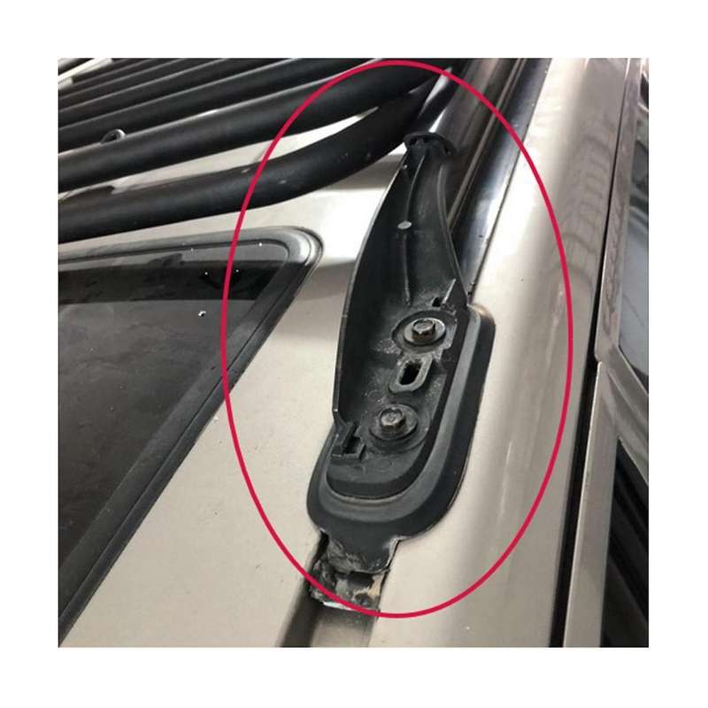Rear Right Roof Luggage Rack Cover Roof Rack Cover Rail End Shell Protect for Land Cruiser Lc100 Lx