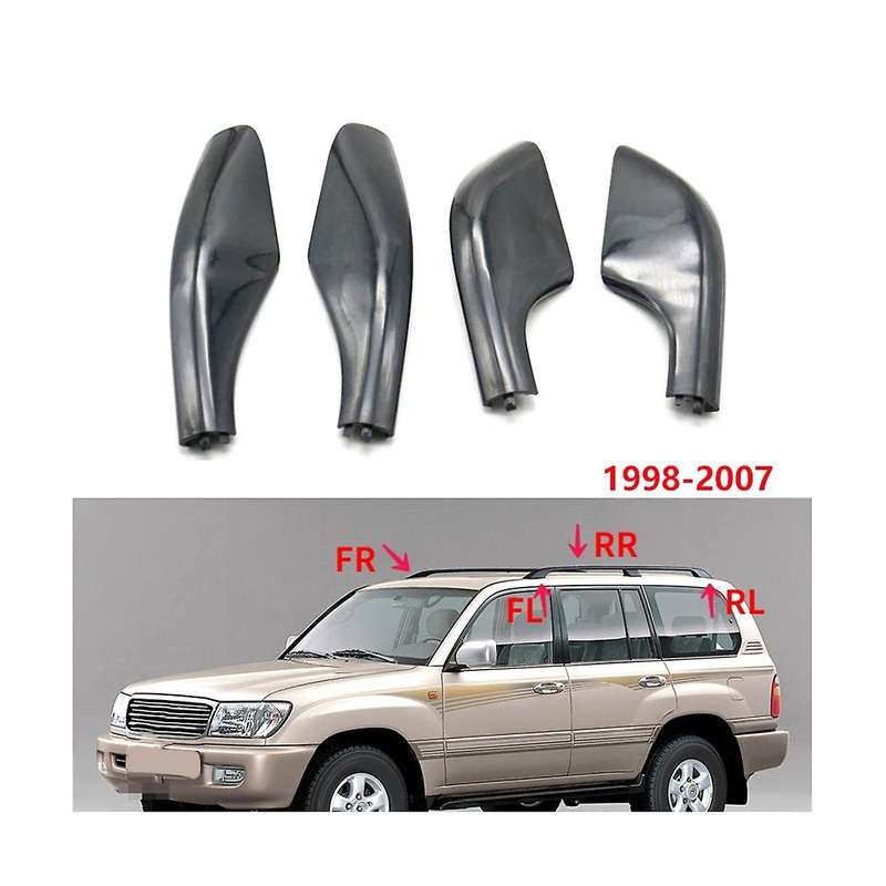 Rear Right Roof Luggage Rack Cover Roof Rack Cover Rail End Shell Protect for Land Cruiser Lc100 Lx