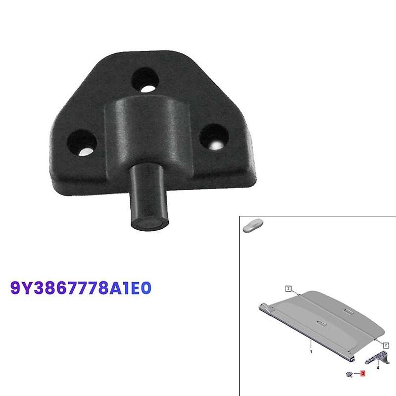 Rear Right Trunk Cargo Cover Bearing Block Support 9Y3867778A1E0 for 2018-2024 Bearing Seat Bracket