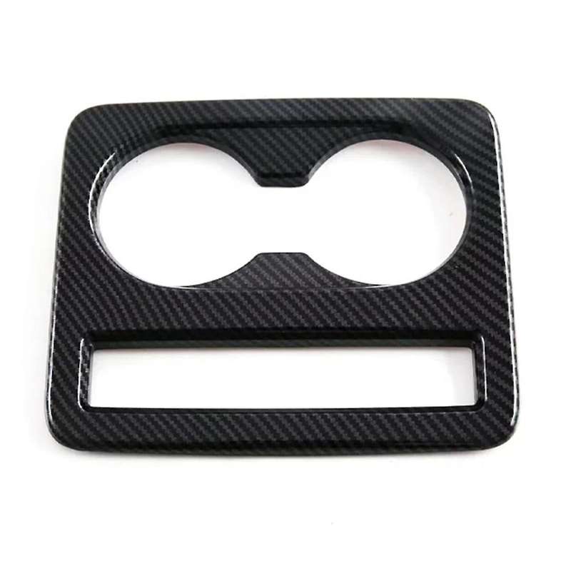 Rear Seat Cup Holder Cover Trim for 2024 2025 Interior Accessories Carbon Fiber