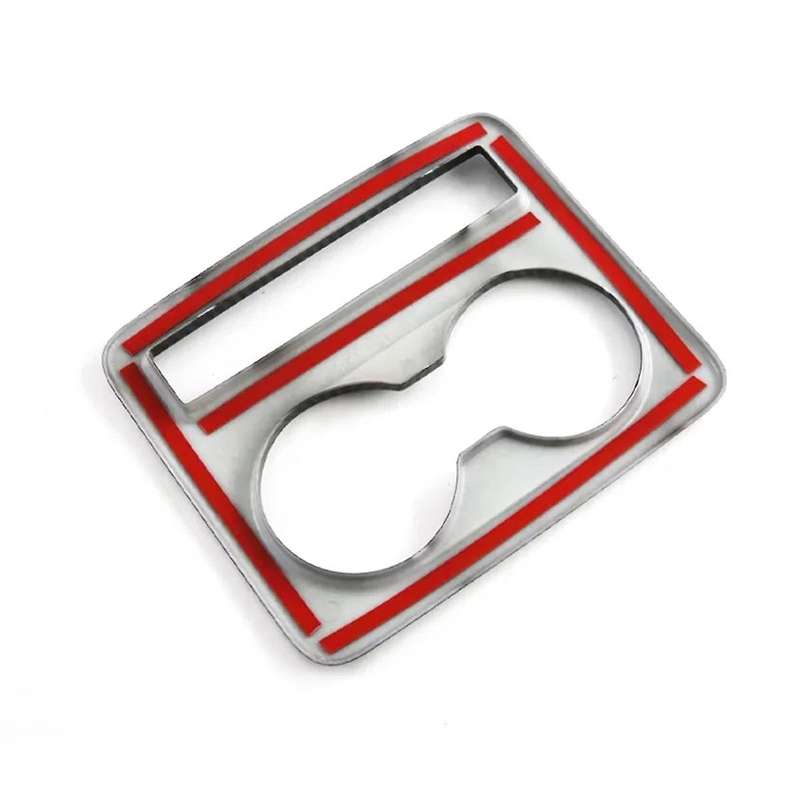 Rear Seat Cup Holder Cover Trim for 2024 2025 Interior Accessories Carbon Fiber