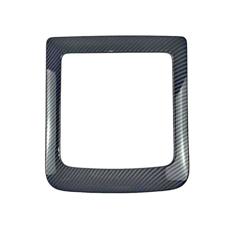 Rear Seat Armrest Cup Holder Cover Trim for E Class W214 2024 Accessories ABS Carbon Fiber