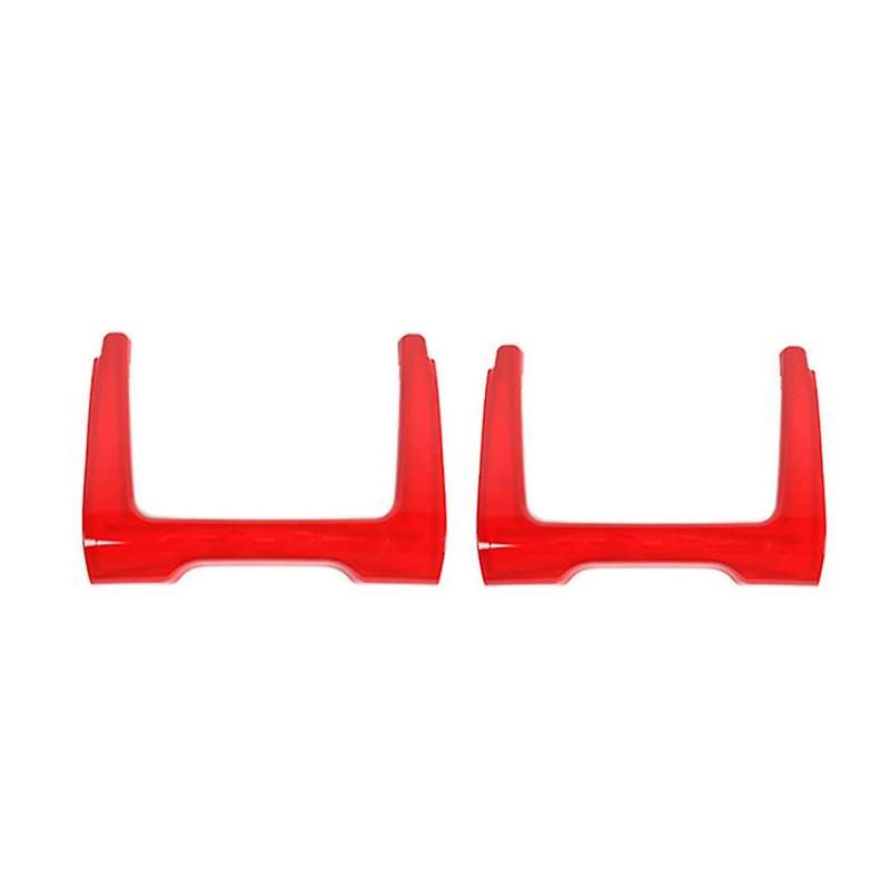 Rear Seat Back Net Pocket Decoration Cover Frame Trim ABS for Durango 2011-2021 Car Accessories, Red