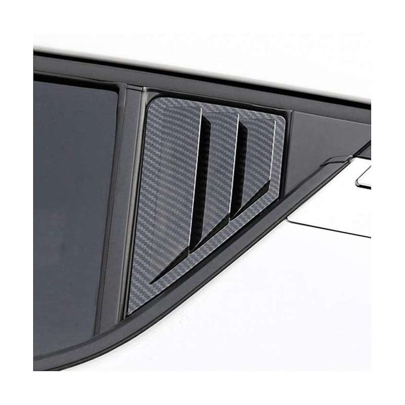 Rear Side Louvers Rear Window Side Vent Triangular Louvers Automobile for 2016-2020