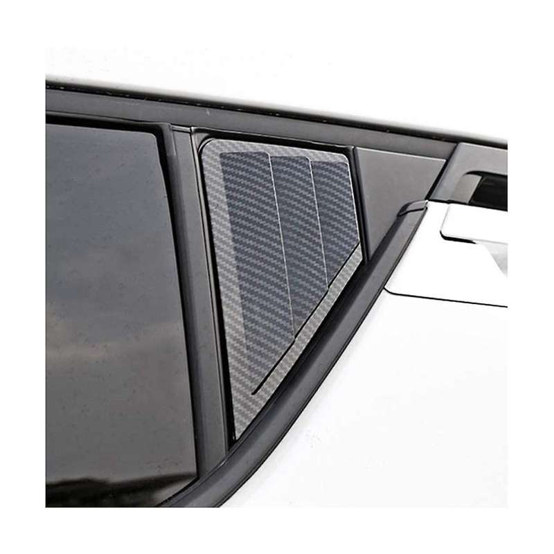 Rear Side Louvers Rear Window Side Vent Triangular Louvers Automobile for 2016-2020