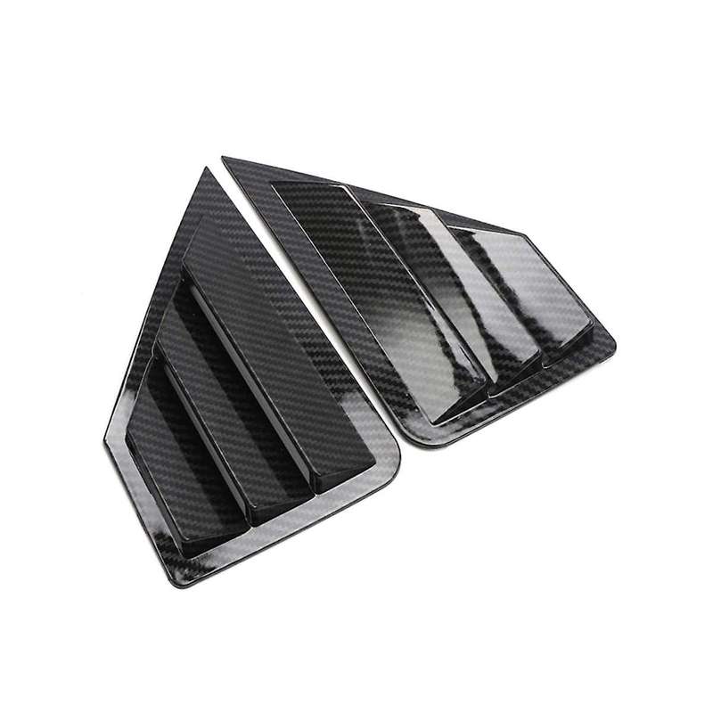 Rear Side Louvers Rear Window Side Vent Triangular Louvers Automobile for 2016-2020