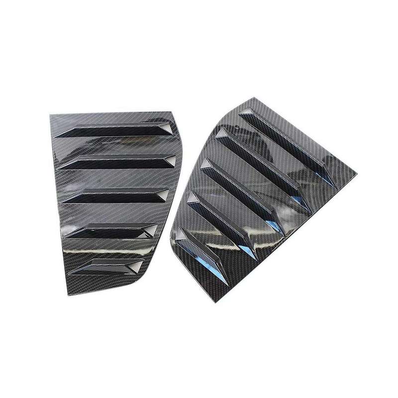 Rear Side Glass Louver Rear Triangle Window Cheek Decoration Sticker for Golf Golf/r Mk6 2010-2014