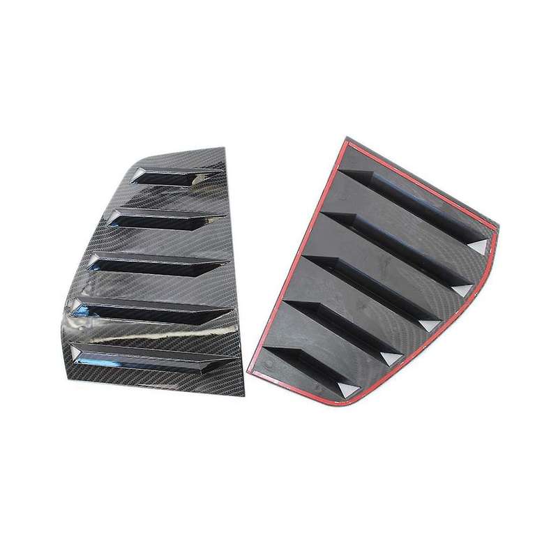 Rear Side Glass Louver Rear Triangle Window Cheek Decoration Sticker for Golf Golf/r Mk6 2010-2014