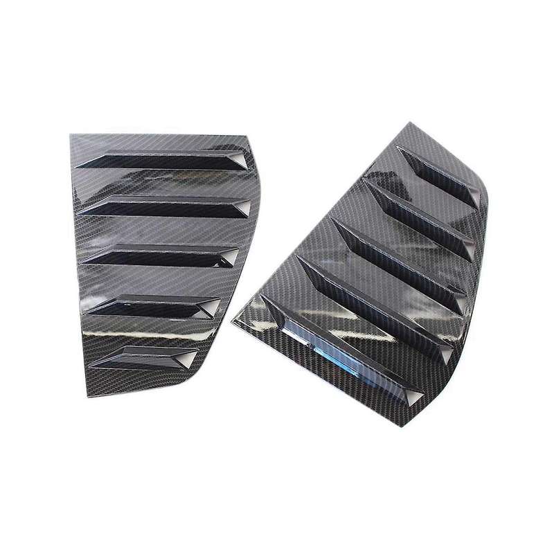 Rear Side Glass Louver Rear Triangle Window Cheek Decoration Sticker for Golf Golf/r Mk6 2010-2014