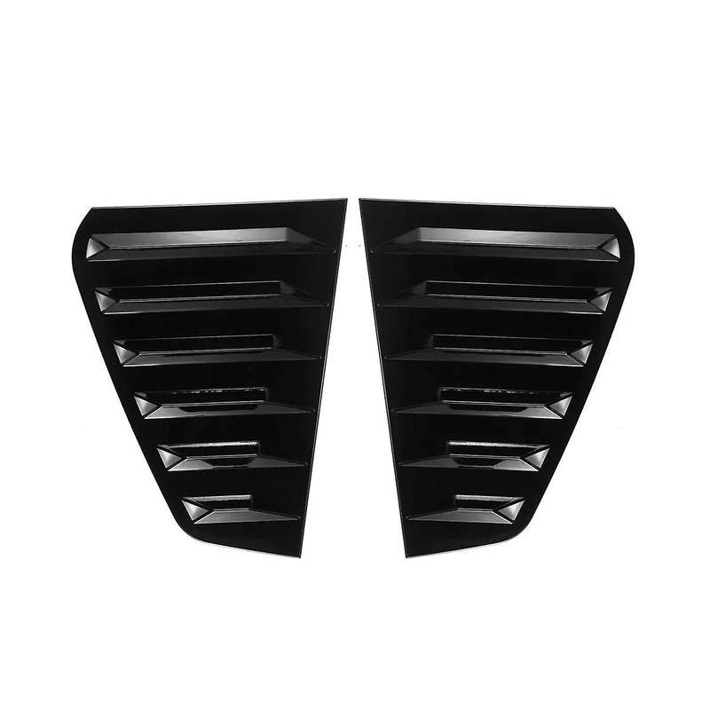 Rear Side Glass Louver Rear Triangle Window Cheek Decorative Sticker Car for Golf GOLF/R MK6 2010-2