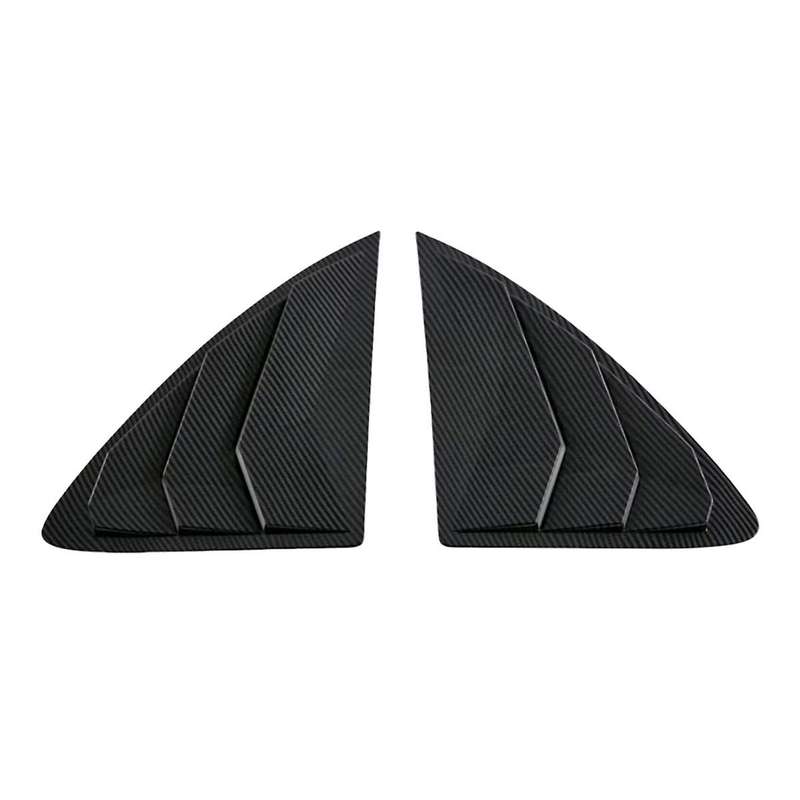 Rear Side Window Louvers for E Class W214 2024 Accesories Air Vent Scoop Louvers Trim ABS Carbon Fib