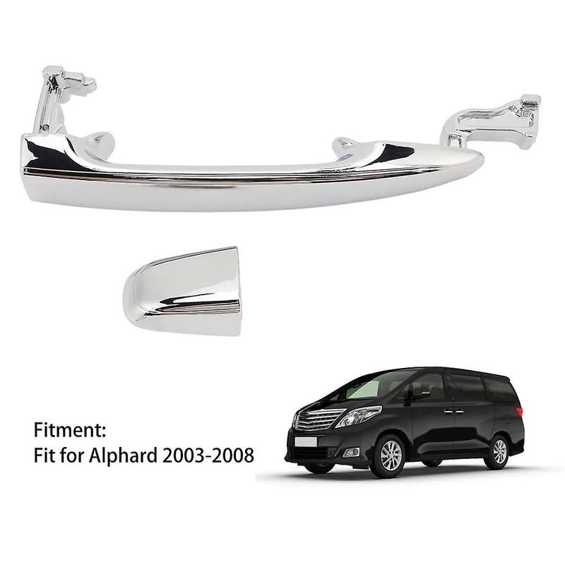 Rear Sliding Door Outer Handle Chrome Left Right FIt for Alphard 2003-2008 6923058010