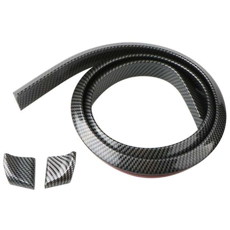 Rear Spoiler Roof Spoiler Modification of Car Rear Spoiler with Rubber Carbon Fiber Pattern