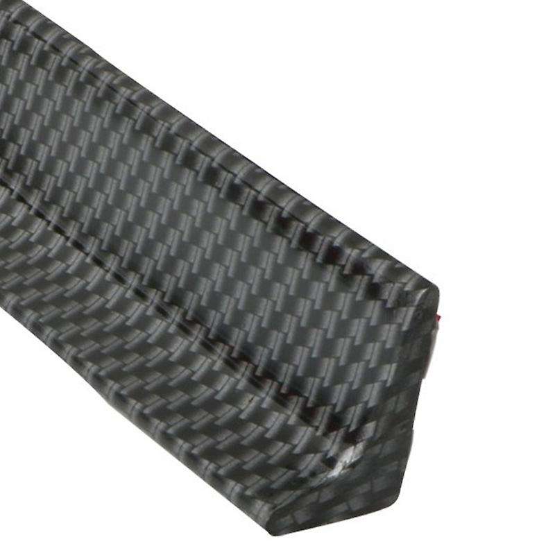 Rear Spoiler Roof Spoiler Modification of Car Rear Spoiler with Rubber Carbon Fiber Pattern