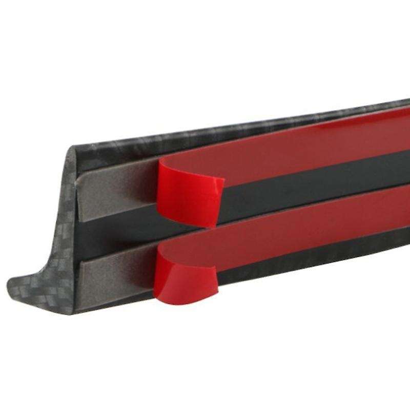Rear Spoiler Roof Spoiler Modification of Car Rear Spoiler with Rubber Carbon Fiber Pattern