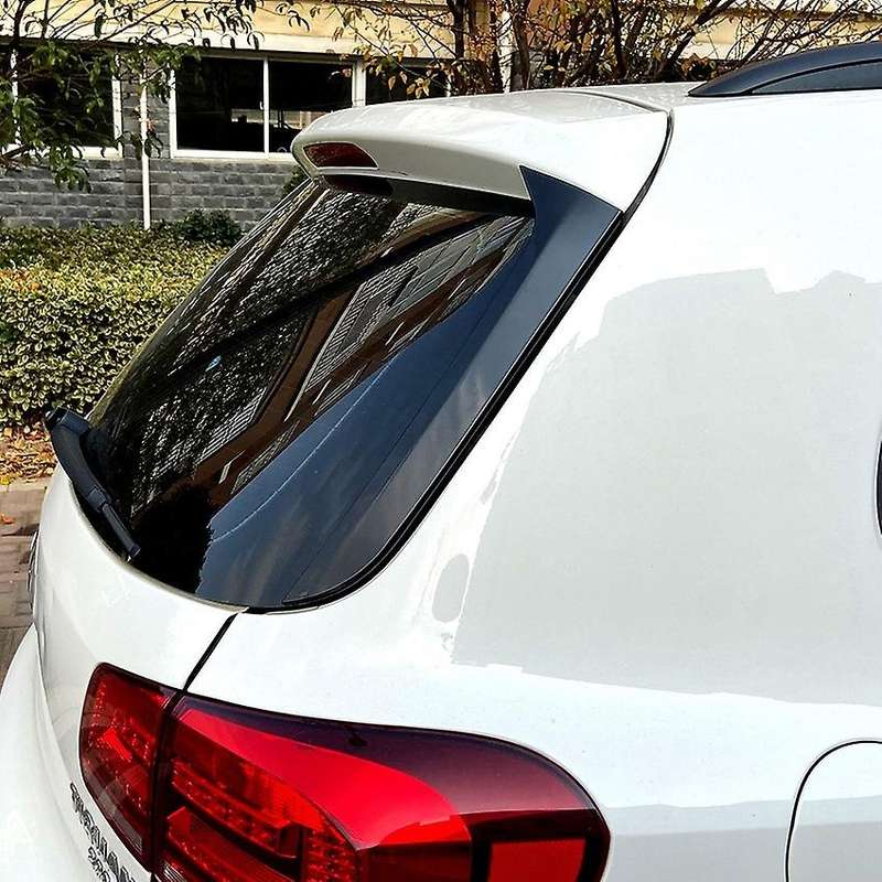 Rear Side Wing Roof Spoiler Stickers Trim Cover Gloss Black for MK1 2007-2016