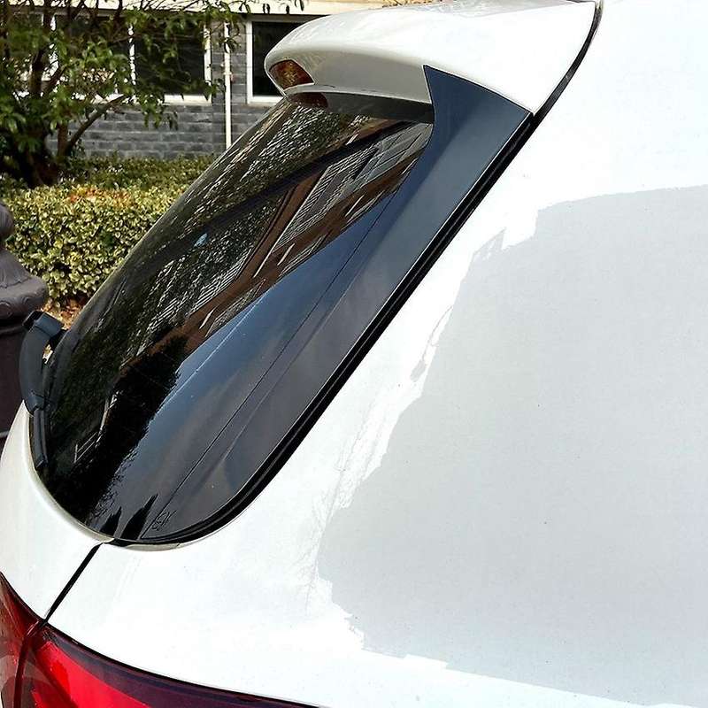 Rear Side Wing Roof Spoiler Stickers Trim Cover Gloss Black for MK1 2007-2016