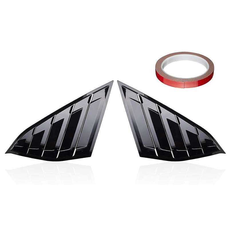 Rear Side Window Louvers,Scoop Louvers Cover Blinds Decoration for Accord 2020 2019 2018 Accessories